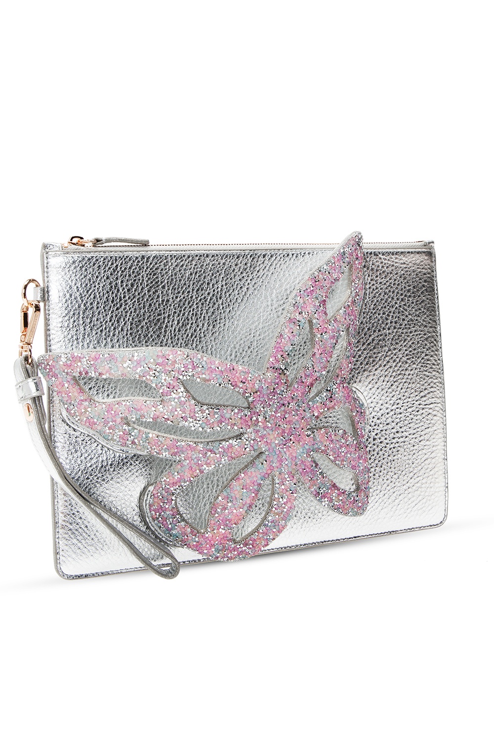 Sophia webster clearance flossy butterfly clutch